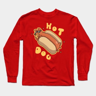 Hot Dog Long Sleeve T-Shirt